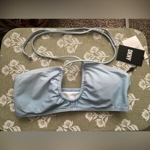 DKNY Sky Blue Bikini Top